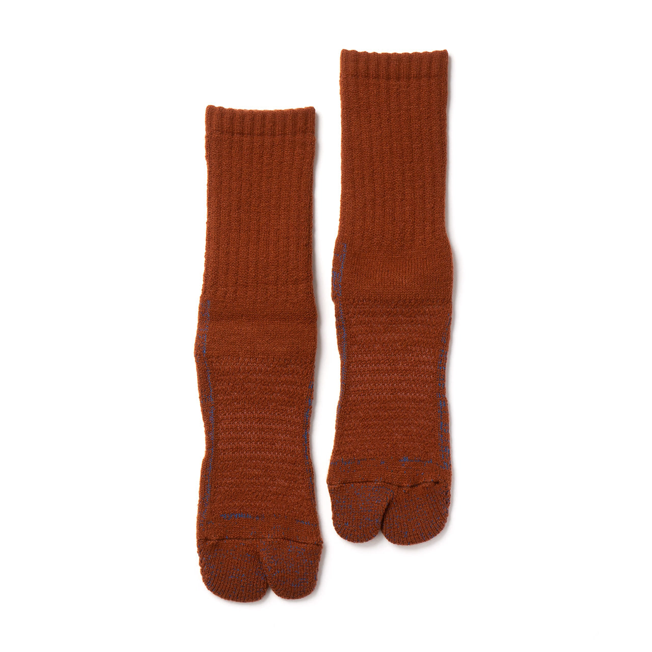 NODAL 84N Long Tabi Sock – Brown | Made in Japan – Arvin Goods