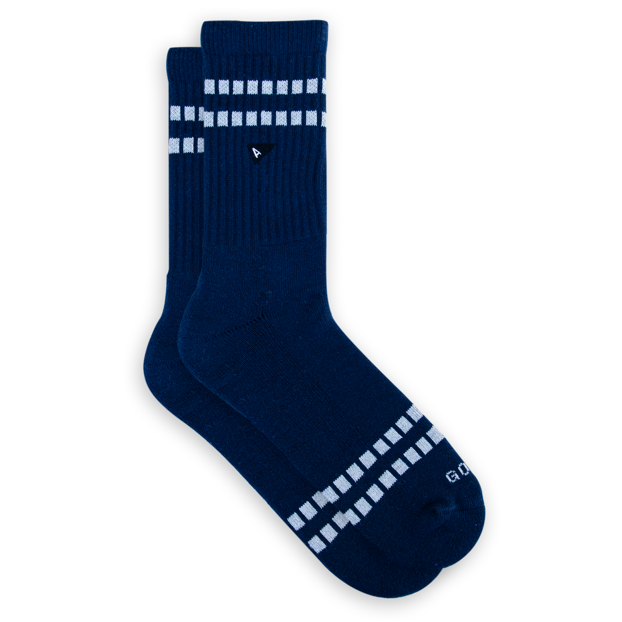 Arvin Goods Crew Sock - Marino Block Stripe