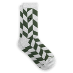 Crew Sock - Olivine Herringbone