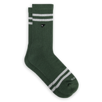 Arvin Goods Crew Sock - Olivine Stripe