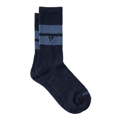 Crew Sock – Navy Stripe