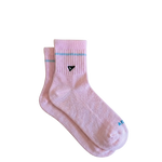 Arvin Goods Pink Stripe Recycled Cotton Ankle Socks