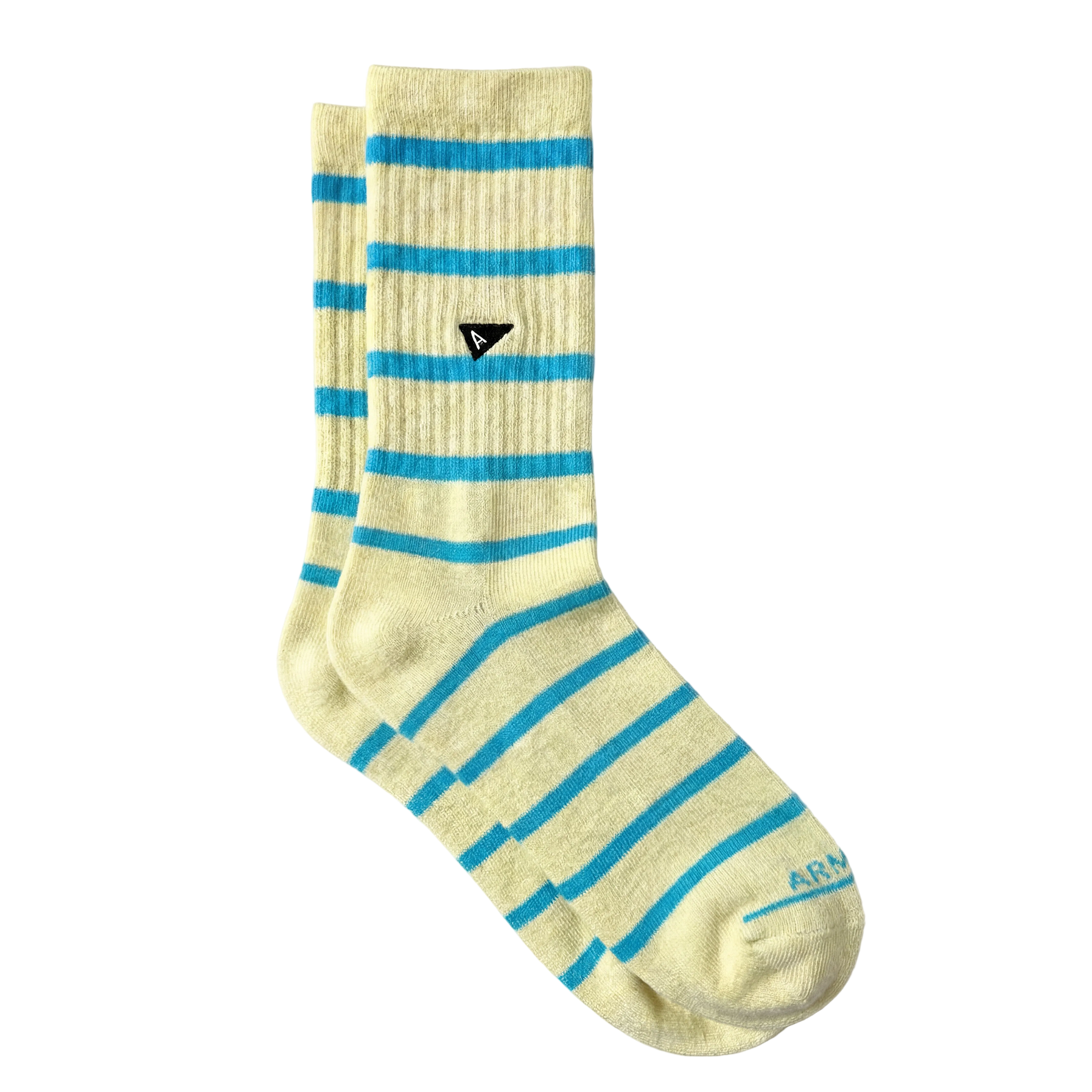 Arvin Goods Steel Stripe Crew Sock - Recycled Cotton