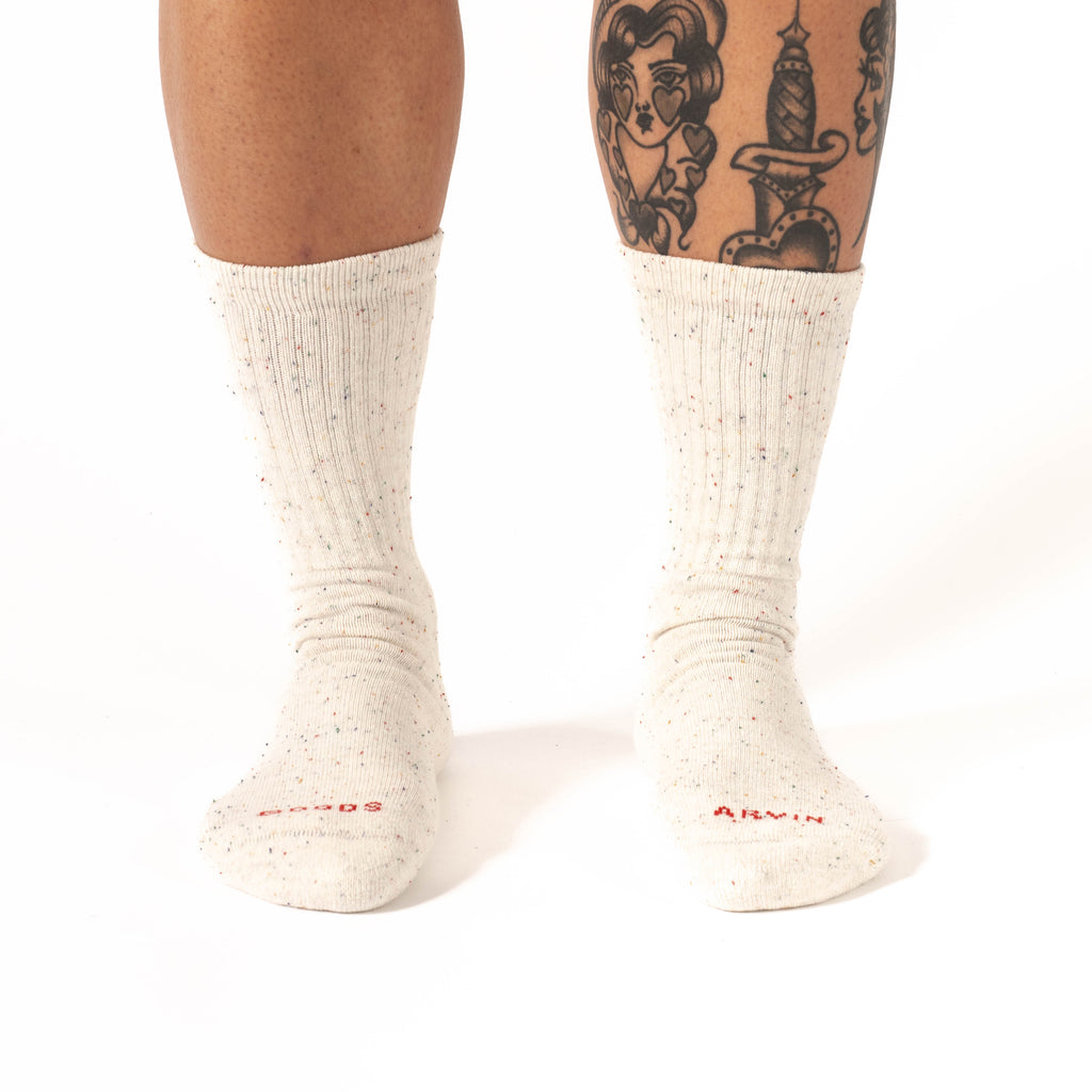 Crew Sock - Natrual Bot