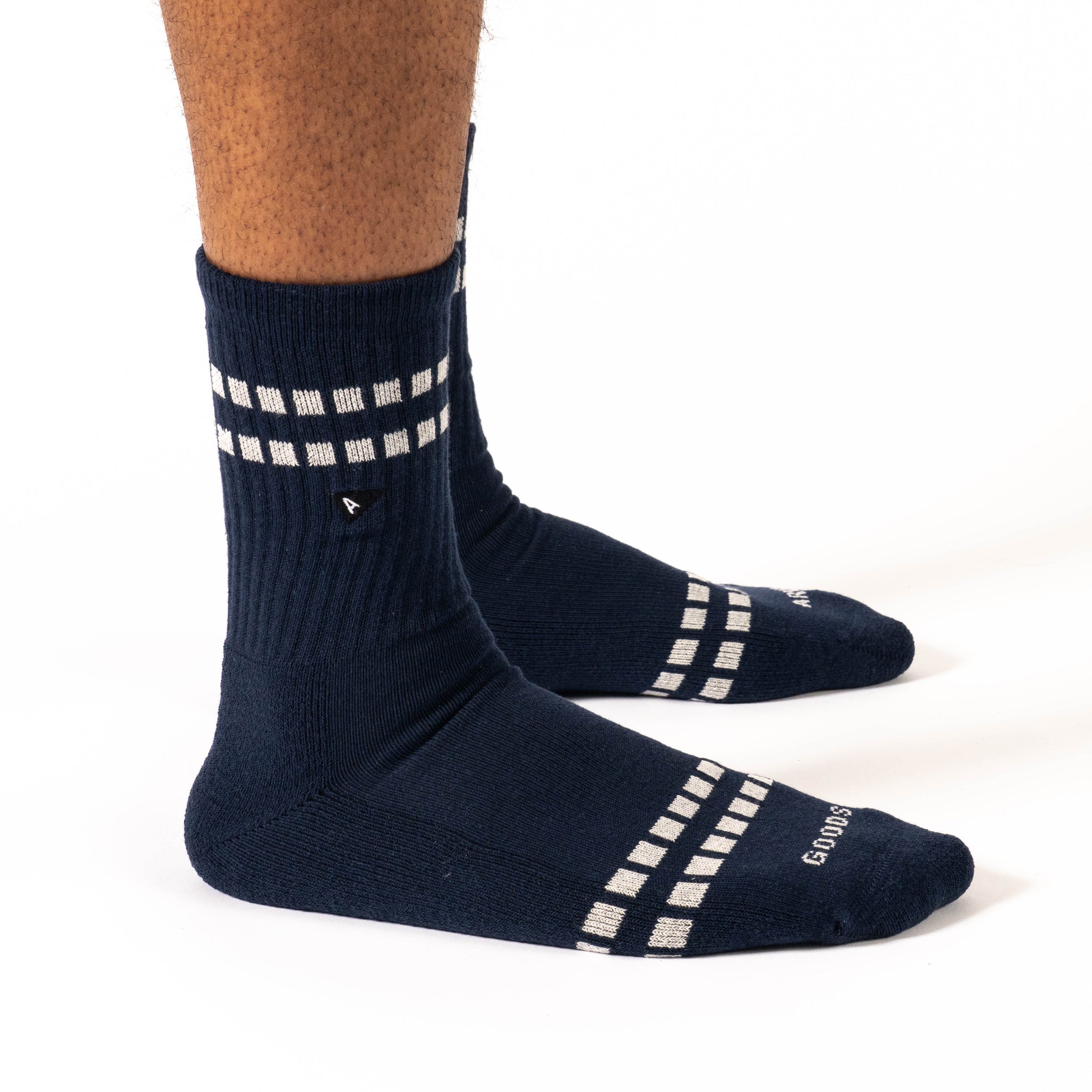 Crew Sock - Marino Block Stripe