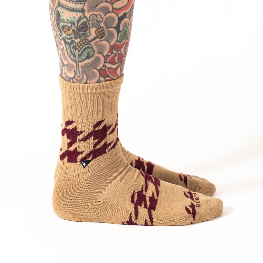 Crew Sock - Houndstooth