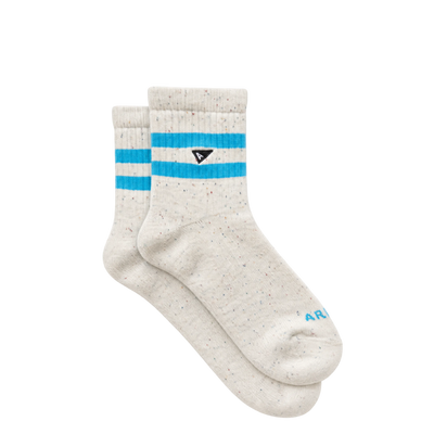Arvin Goods Steel Stripe Ankle Sock Recycled Cotton