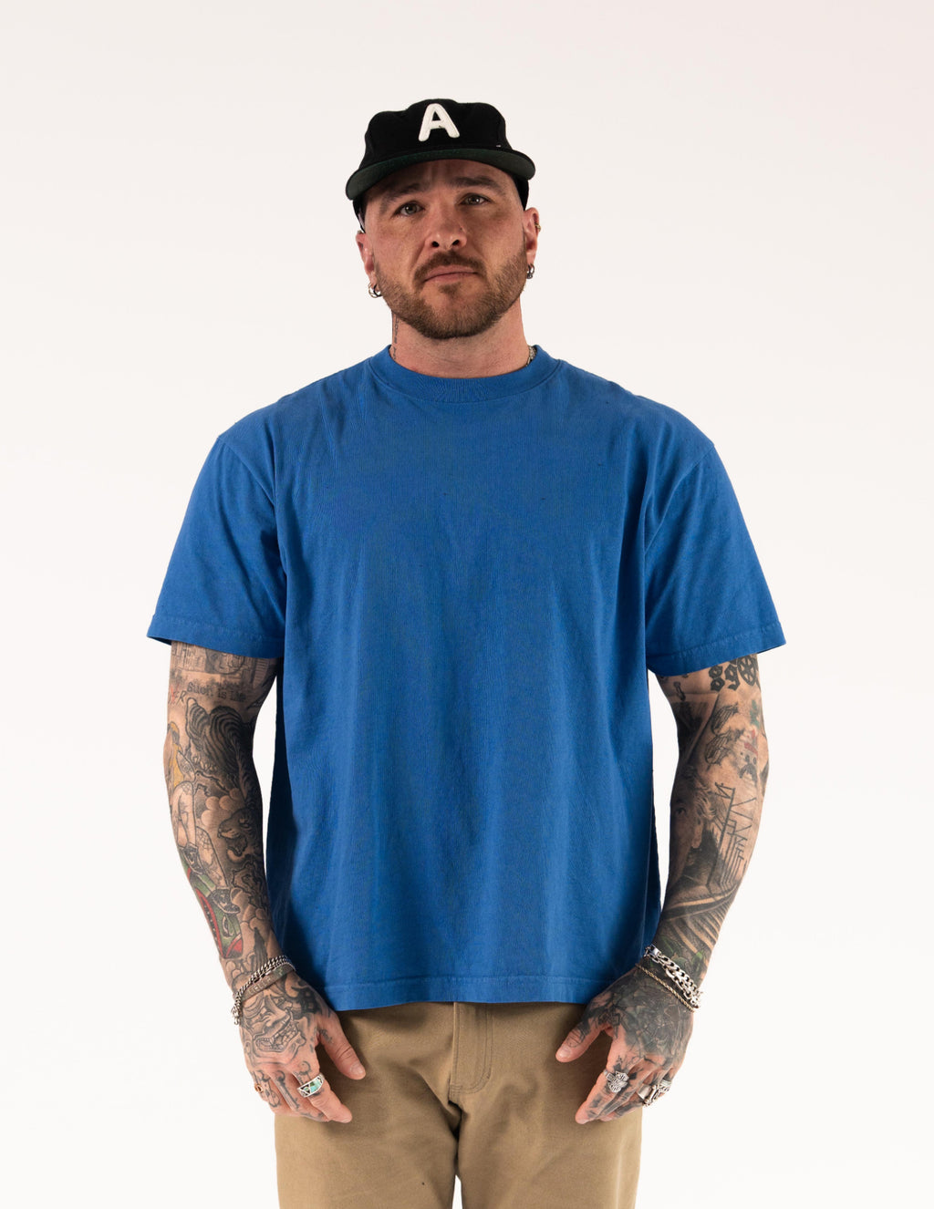 Arvin Goods Classic T-Shirt Royal Blue | Made in USA