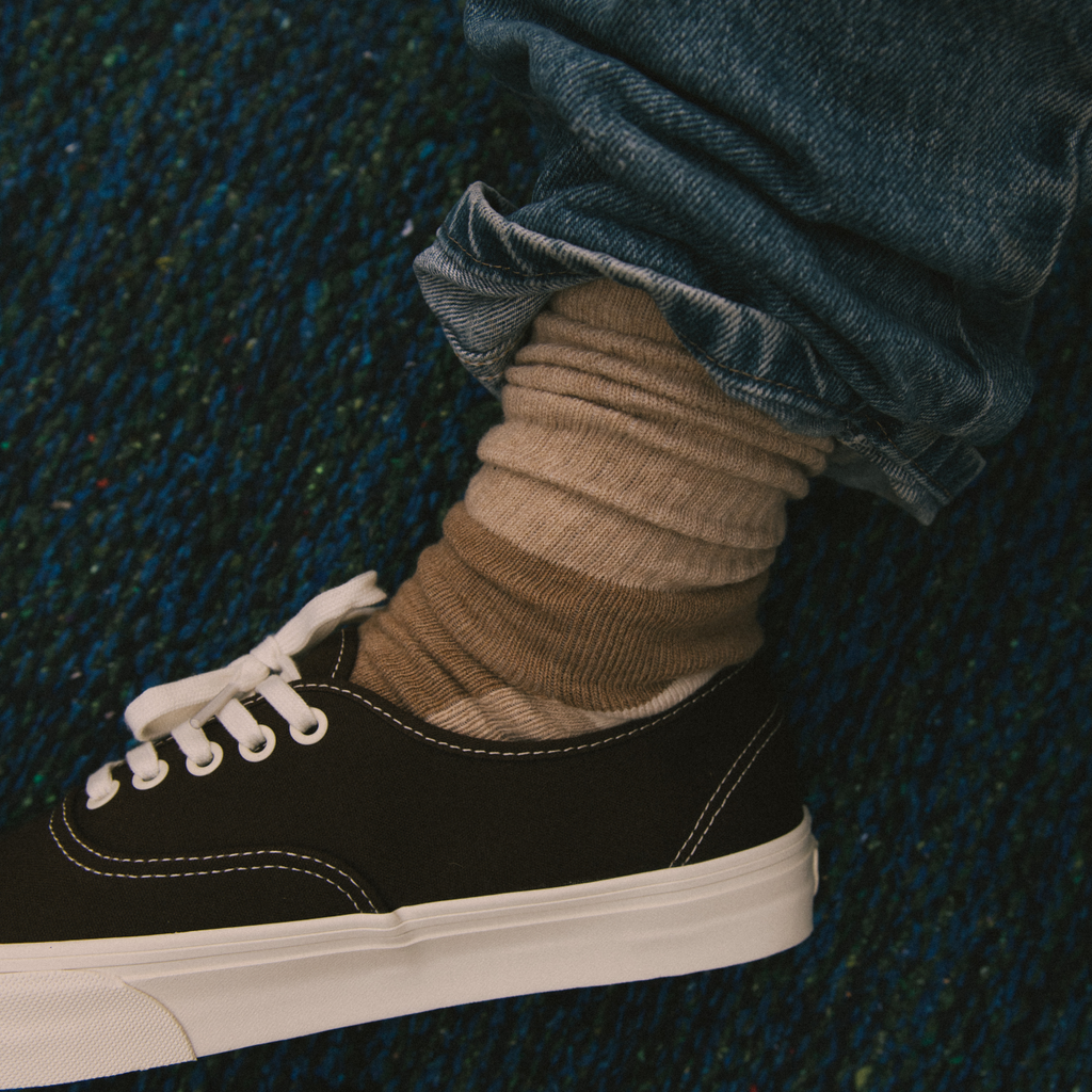 Crew Sock – Heather Block