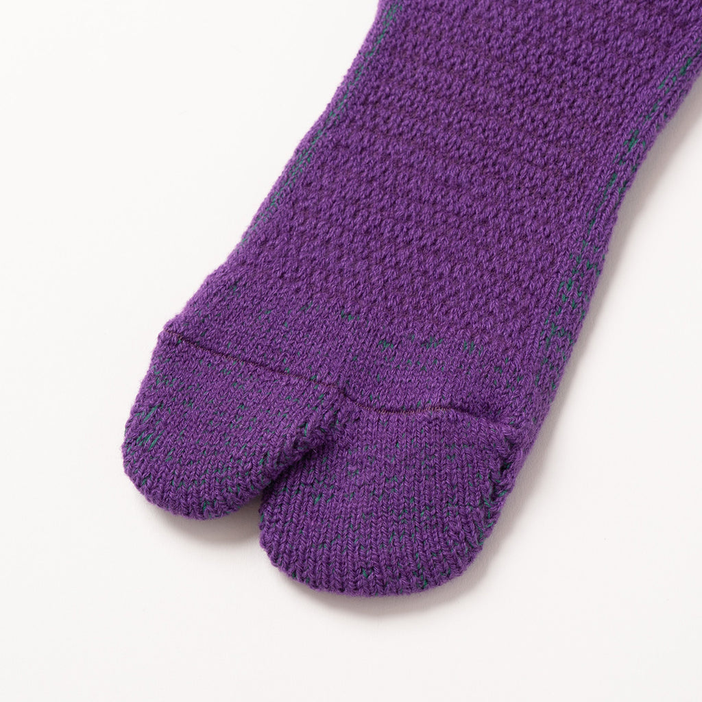 NODAL 84N Long Tabi Sock – Violet | Made in Japan