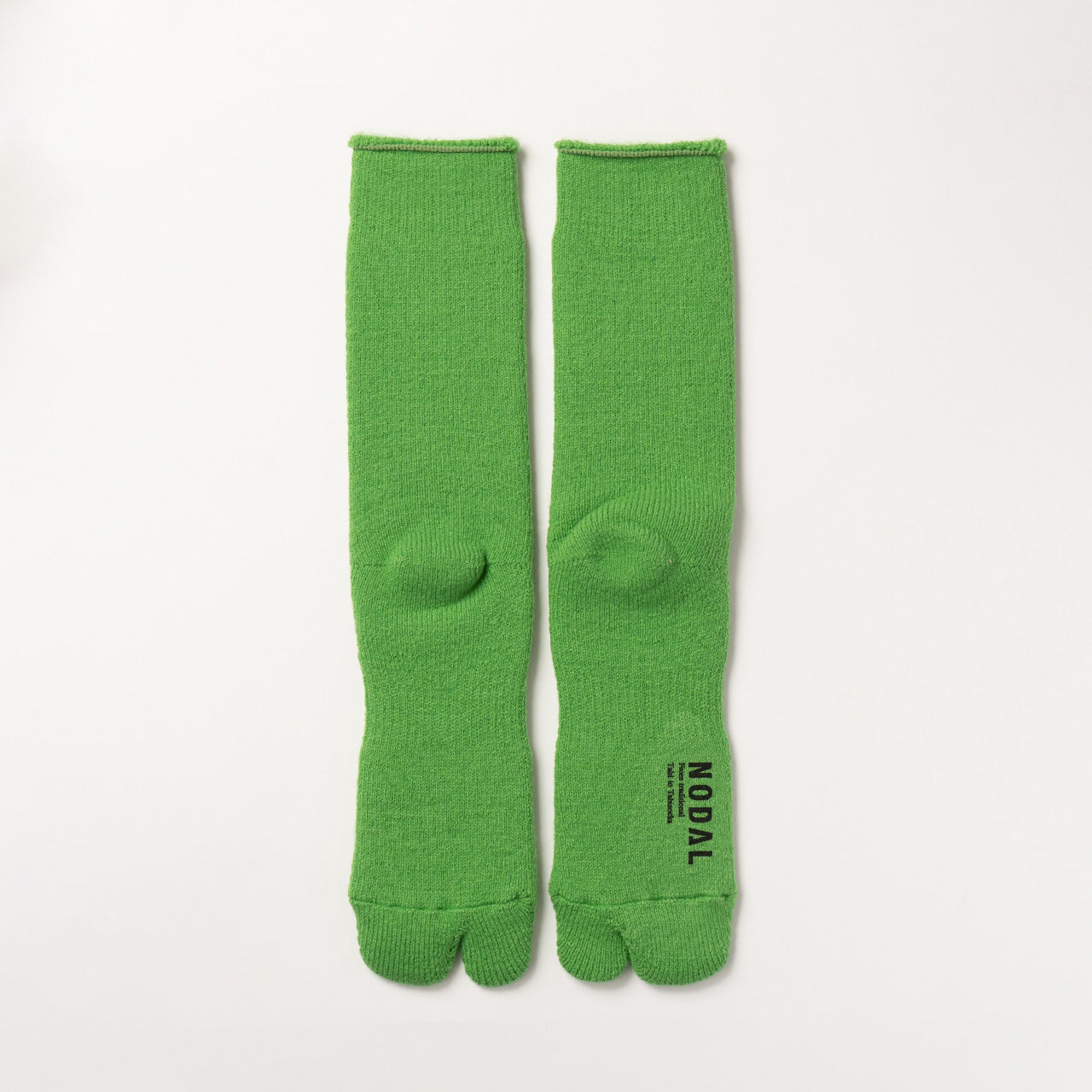 NODAL Brushed Pile Tabi Sock – Lettuce | Made in Japan