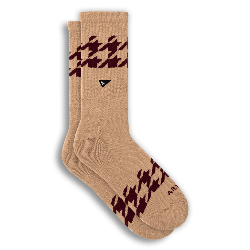 Crew Sock - Houndstooth