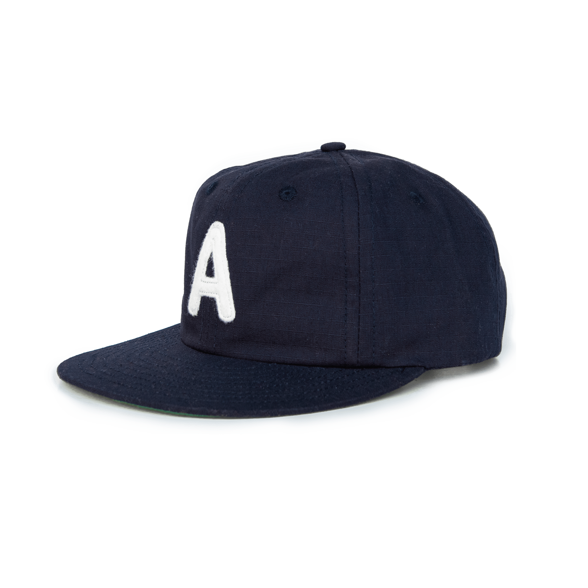 Limited edition Navy cotton Ripstop unstructured cap made in the USA