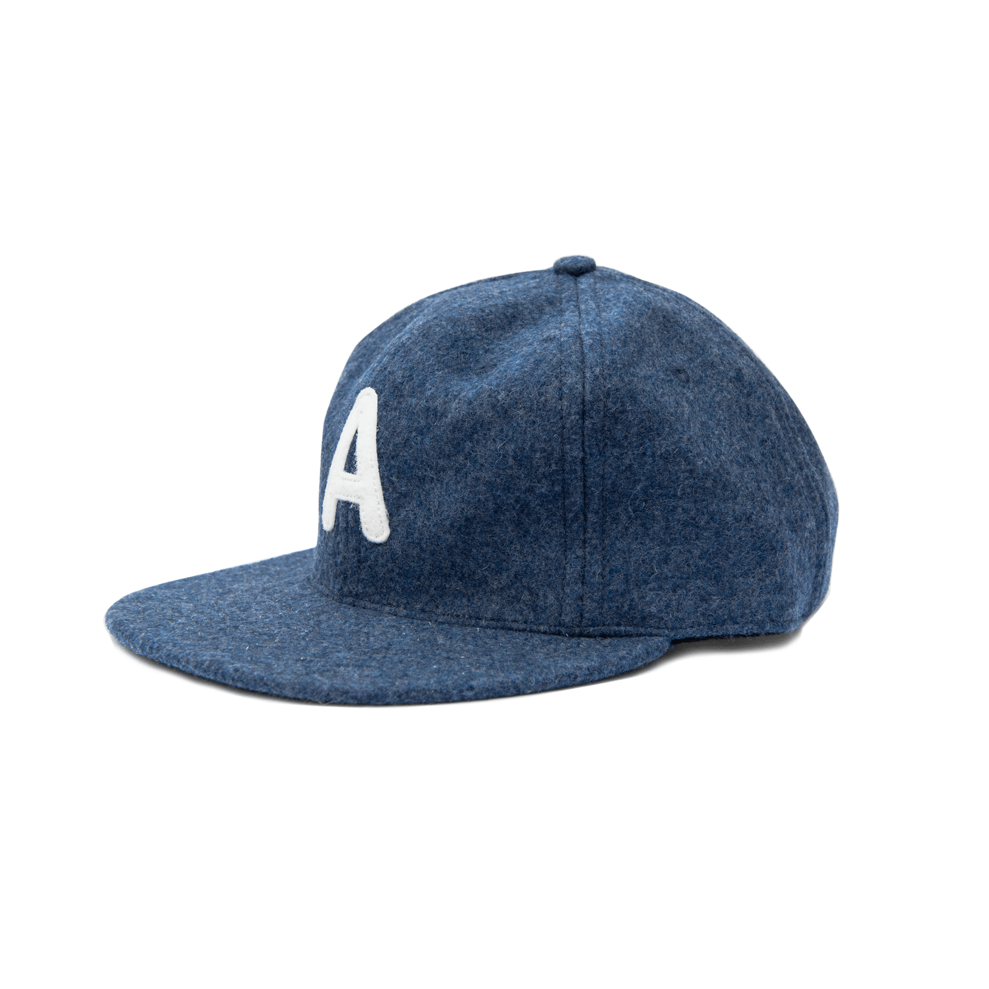 Seasonal Cadet Blue 6-panel wool cap by Arvin Goods