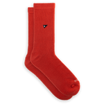 Arvin Goods Crew Sock - Solid Paprika