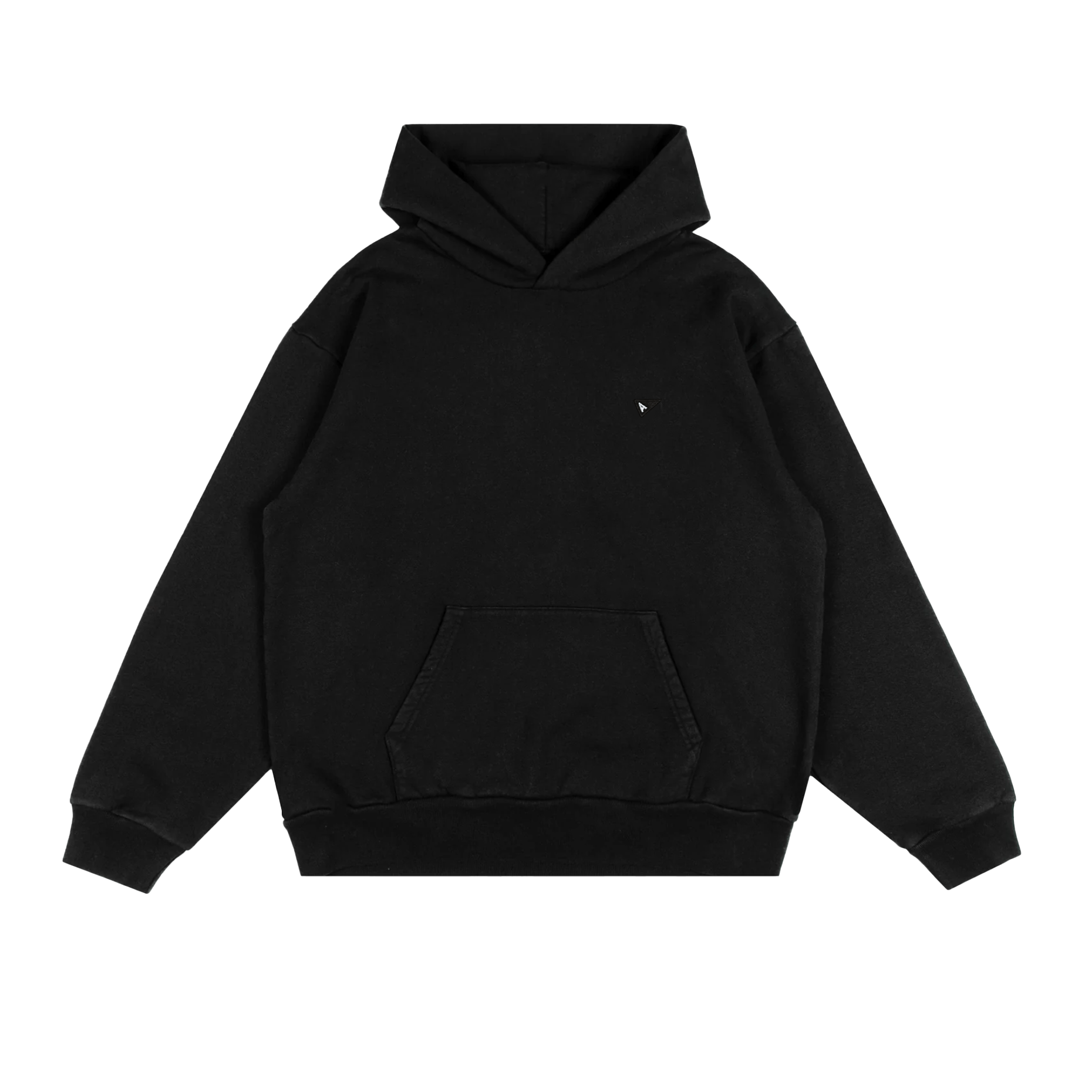 Arvin Goods Classic Hoodie in Black – Made in USA with organic cotton