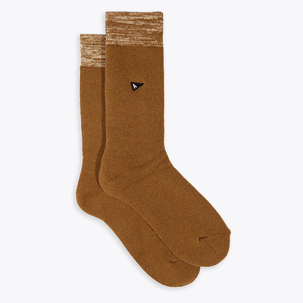 Arvin Goods Terry House Sock made in Japan with recycled cotton and terry interior. Limited edition indoor comfort style.